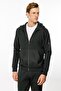 Khaki Men's Tracksuit Top - Hooded and Kangaroo Pocket - 4