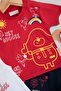 Baby Boy 3 Pieces Summer Suit with Body Printed Interlock 6-9-12-18-24 Months Baby Set - 4