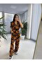 Cr 1189 Black-Yellow Gathered Jumpsuit with Waist - 5