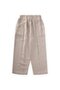 Pleated Linen Trousers with Closed Legs and Waist, 2-7 Years, Natural - 4