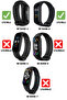 مجموعة أسلاك السيليكون المتوافقة مع Xiaomi Mi Band 3/4 مكونة من 5 قطع MI3 - 2