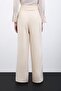 Waist Detailed Trousers - Beige - 4