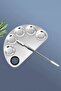 Large 2 Piece Steel Makeup Foundation Cream Nail Polish Mixing Spatula Palette Set Mt158 - 4