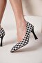 Patterned Heeled Women's Shoes - 7
