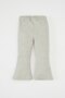 Baby Girl Flared Leg Ribbed Camisole Elastic Waist Gray Basic Plain Leggings Z4739A224Au - 4