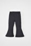 Baby Girl Flared Leg Elastic Waist Ribbed Camisole Basic Solid Leggings Z4739A224Au