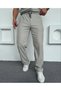 Men's Dumangri Corded Polo Neck T-Shirt and Elastic Waist Jogger Sweatpants Slim Fit Set - 3