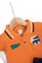 Baby Boy Summer Polo Collar Denim Look Soft Shorts 2-Piece 6-9-12-18-24 Months Baby Set - 3