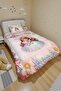 Princess Patterned Single Duvet and Pillowcase with Teddy Bear - 3