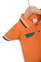 Baby Boy Summer Polo Collar Denim Look Soft Shorts 2-Piece 6-9-12-18-24 Months Baby Set - 4