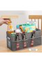 , Metal Frame Storage Box, for Kitchen, Snacks, Foldable Polyester - 4