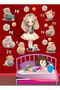 Cat Loving Girl's Room Sticker Set 100X30 cm - 4