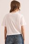 Women's Ecru Skirt Guipure Detailed T-Shirt Tsh- 19000873 - 6