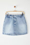Mavi More Sustainable Yüksek Bel Mini Denim Şort Etek TWOSS25SR00079 - 6