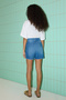 Mavi Yüksek Bel City Boy Denim Şort TWOSS25SR00172 - 4