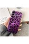 Samsung Galaxy S23 Fe Compatible Case Luxury Leopard Pattern Silicone Case Purple