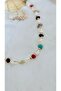 Natural Stone Seashell Necklace – Gold Color – Summer Bohemian Design - 3