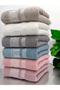 6-Piece 50x90 cm Bamboo Hand and Face Towel Set