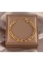 316L 1St Class Steel Clip Model Gold Women's Bracelet - 2
