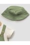 100% Cotton Salopet with Bucket Hat, Short Sleeve T-Shirt with Snap Fastener on the Shoulder, Summer Baby Boy Suit - 3