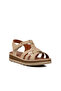 Beige Velcro Women's Sandals 492127   Z - 3