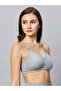 Women's Soft Comfortable Bamboo Cotton Non-Padded Nursing Bra with 2pc Breast Pads - 6