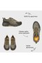 Men's Black Khaki Waterproof Shoes 4K1Ga16343 - 2