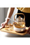 إبريق زجاجي للشاي والأعشاب 1000 مل - 4