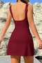 Strappy Square Neck Mini Dress with Shorts JT7066 - 2