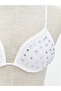 Ecru Shiny Stone Women's Bikini Top - 3