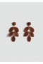 Long Flower Pattern Earrings - 3