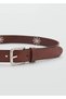 Embroidered Leather Belt