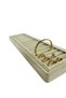 Domestic Production Suede Fabric Cream Color 35/11 cm Handcuff-Bracelet Display Stand - 3
