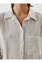 Lcw Vision Striped Muslin Women's Shirt - 6