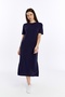 Women's Dress Casual Slit Detailed Short Sleeve Maxi - 5