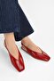Women's Noya Red Skin Ballerinas