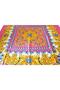 Authentic Floral Patterned Satin Pink Scarf |   90X90 - 8