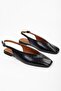 Women's Noya Black Skin Ballerinas - 2