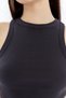 Women's Ribbed Halter Neck Crop Tank Top - 4