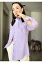 Oversize Linen Textured Shirt with Six Tassels - 3