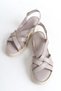 Genuine Leather Beige Orthopedic Sole Women's Sandals Tmd 202580 - 4