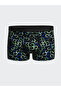 Black Standard Fit Cotton Flexible Men's Boxers 3 Pcs - 4
