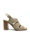 Merga Genuine Leather Comfort Orthopedic Women's Sandals Beige - 4