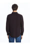 Regular Fit Long Sleeve Men's Shirt - 4