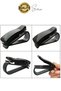 Car Glasses Holder Clip Sunglasses Holder with Latch in Car Black Business Card Holder Does Not Fall Off Non-Slip - 5