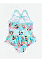 Lcw Kids Blue Minnie Mouse Printed Girls Swimsuit - 3
