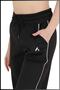 Women's Jogger Tracksuit Set Black and White Hooded Top with Elastic Leg Pocket Jogger Scuba Bottom 3070 - 7