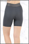 Women's Leggings with Cross Belt Detail High Waist Gathering Effect Anthracite Casual & Comfort 11081 - 3