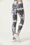 Women's Leggings High Waist Recovery Gray Black Digital Printed Comfortable & Stylish Model - 3