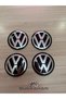 Volkswagen Aluminum Wheel Hub Arma Adhesive Sticker 65 mm